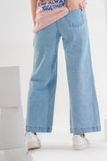 Wide Leg Denim Jeans