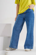 Wide Leg Denim Jeans
