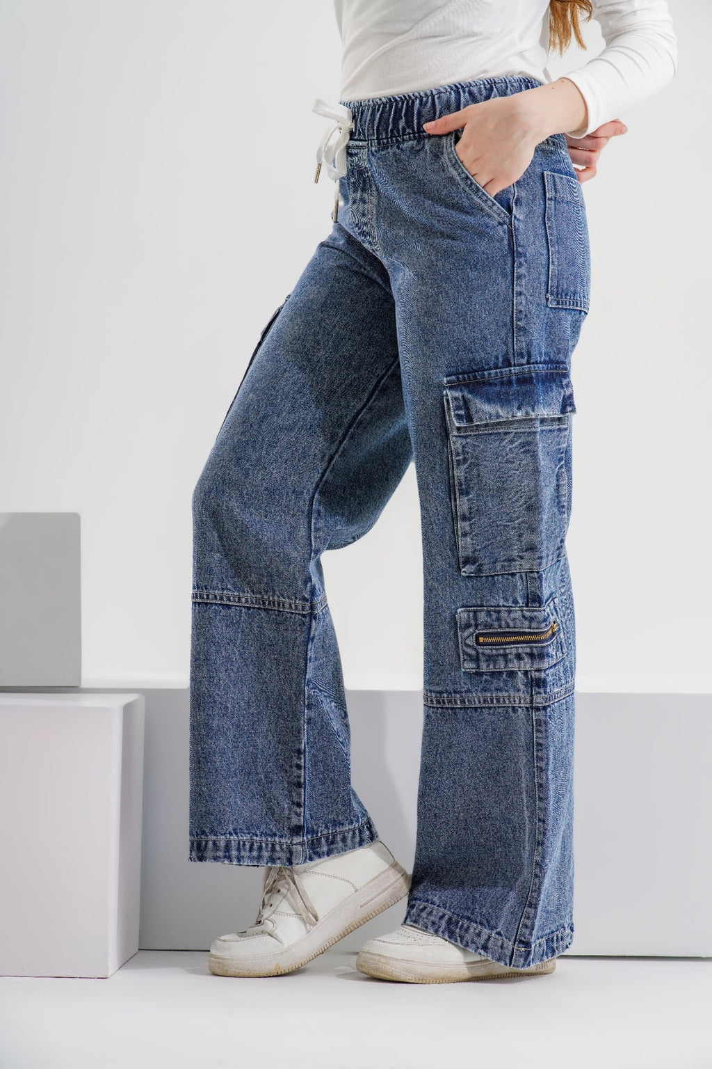 Cargo Jeans Wide leg