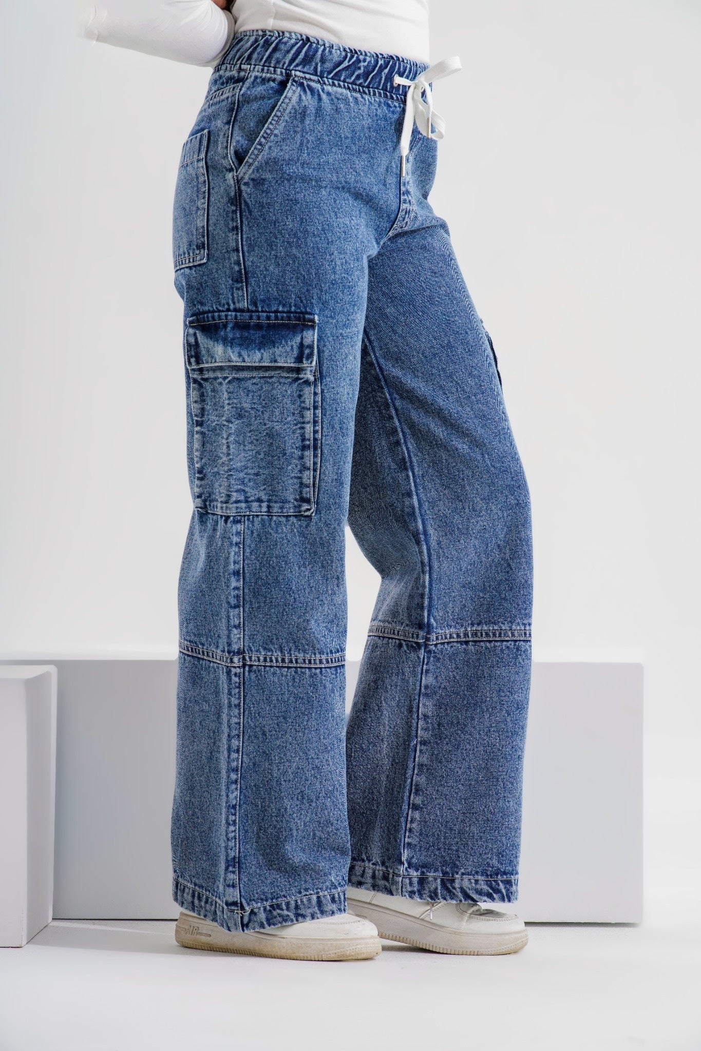 Cargo Jeans Wide leg