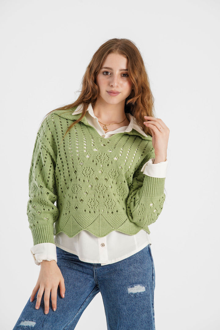 Knit pullover