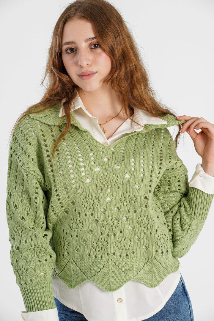 Knit pullover