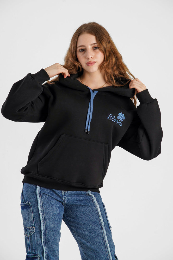 Oversized long hoodie