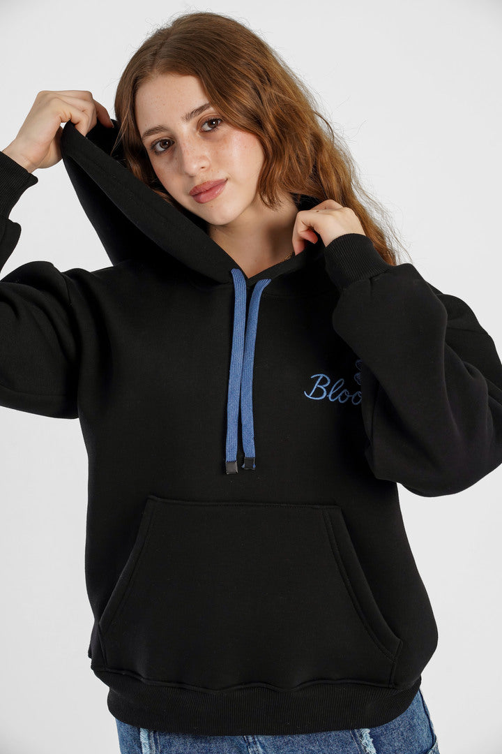 Oversized long hoodie