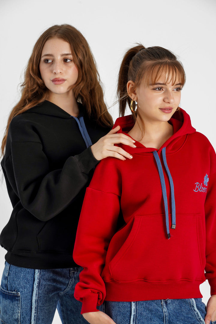 Oversized long hoodie