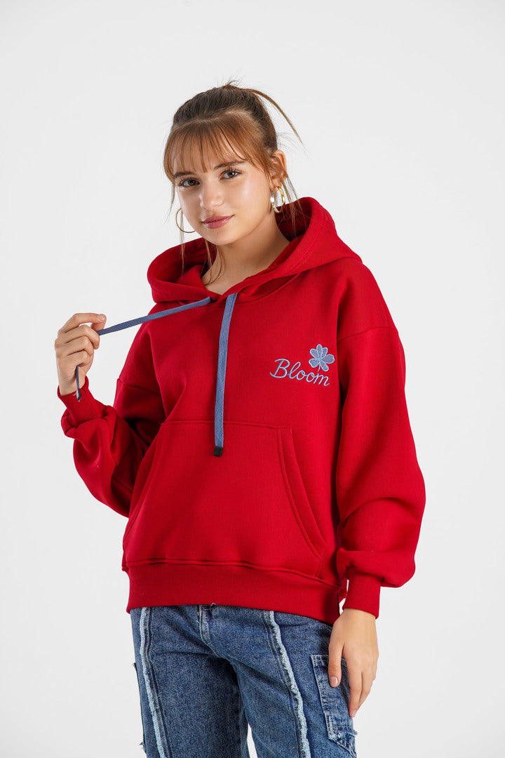 Oversized long hoodie