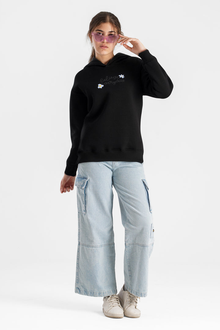 Oversized long hoodie