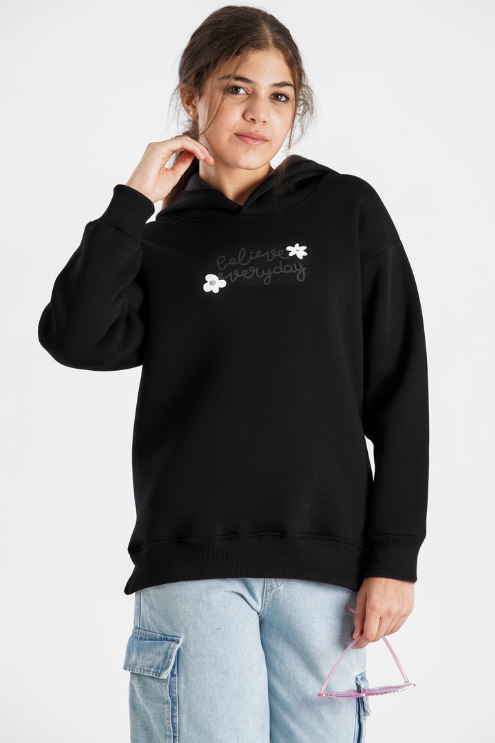 Oversized long hoodie