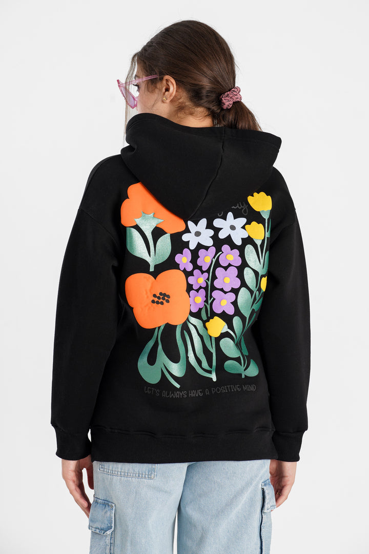 Oversized long hoodie