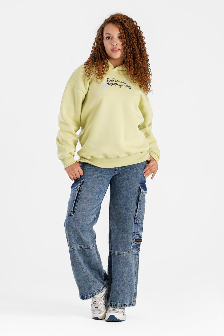 Oversized long hoodie