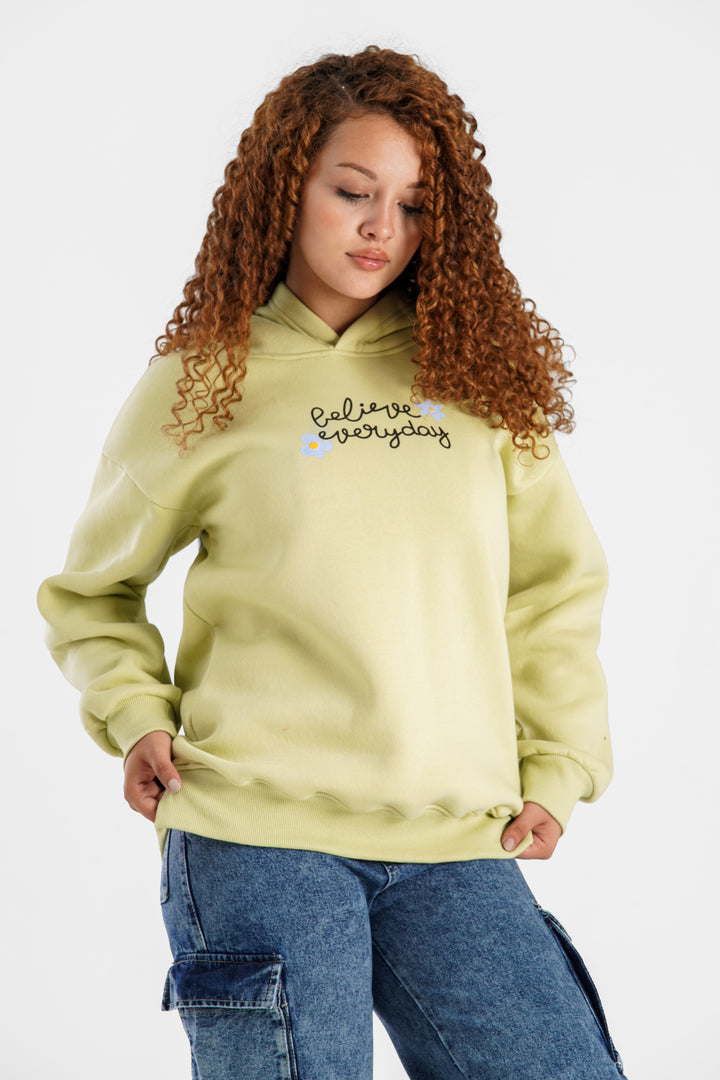 Oversized long hoodie