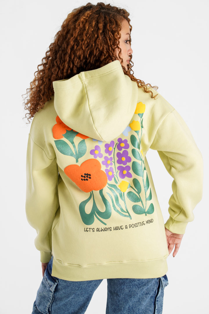 Oversized long hoodie