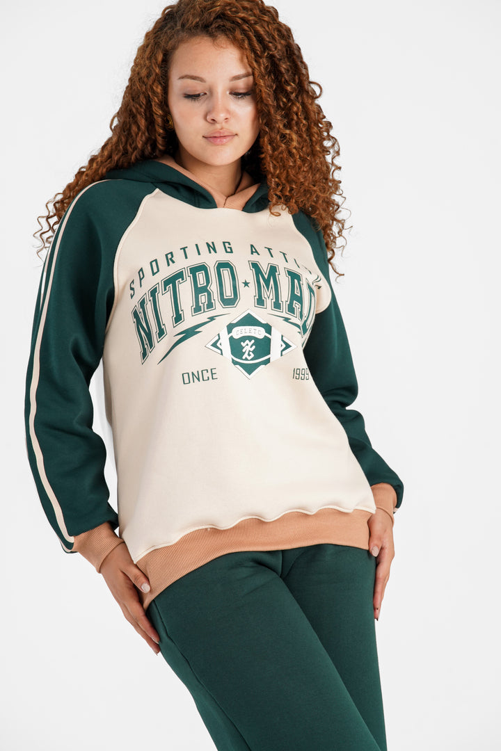 Oversized long hoodie