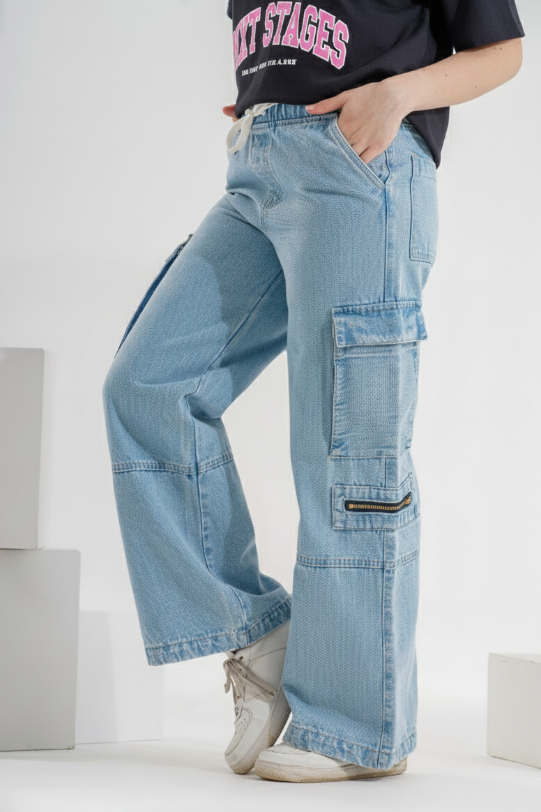 Cargo Jeans Wide leg