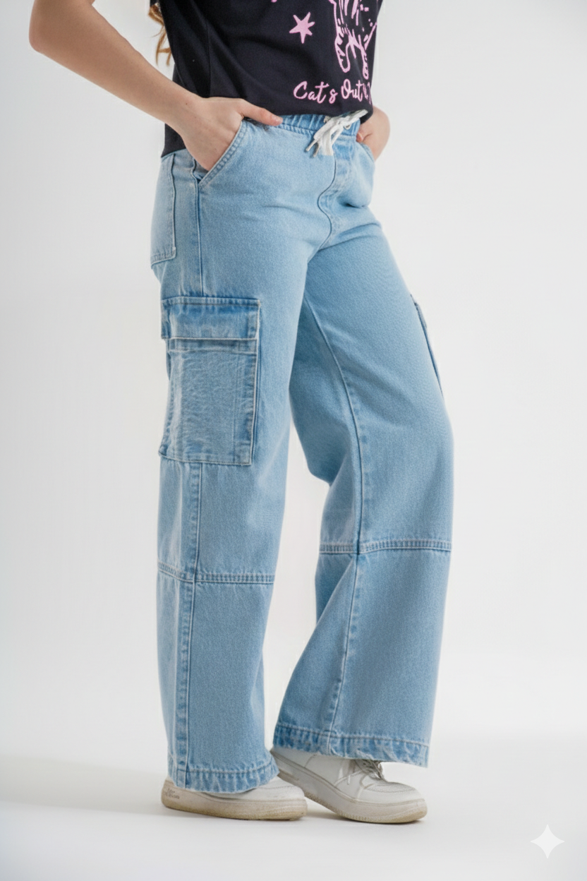 Cargo Jeans Wide leg
