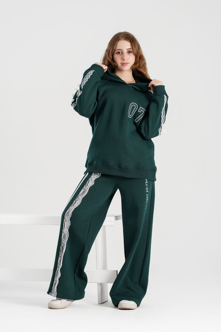 Oversized long hoodie