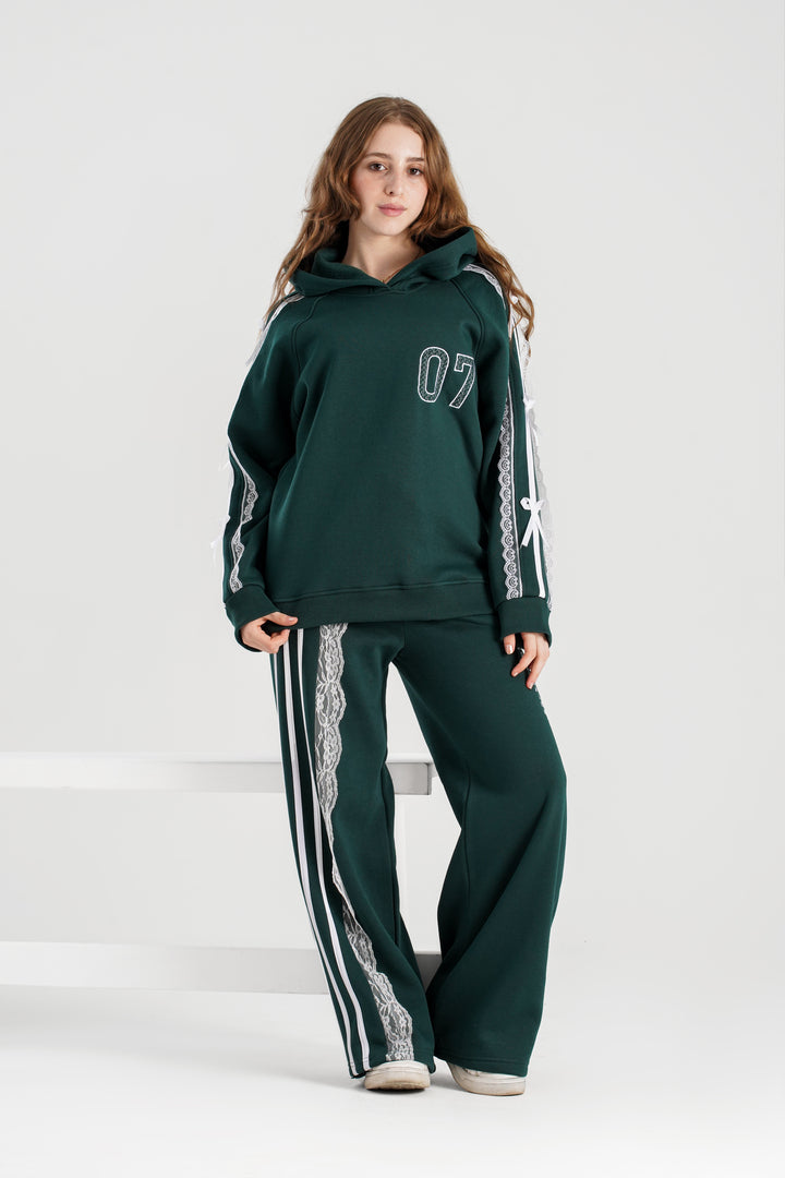 Oversized long hoodie