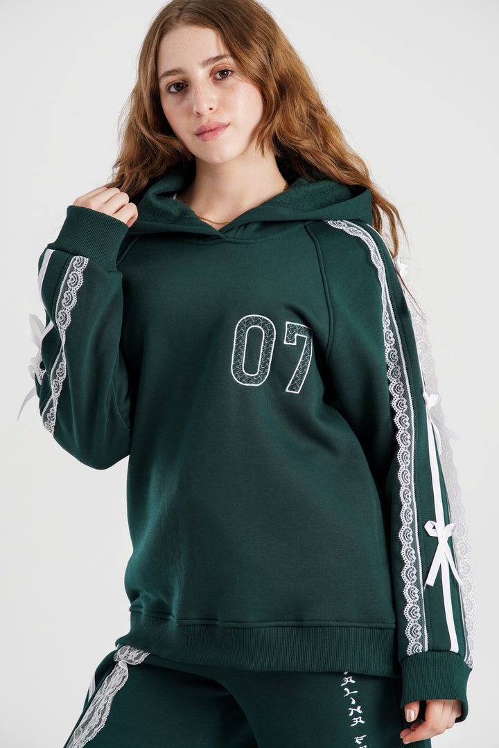 Oversized long hoodie
