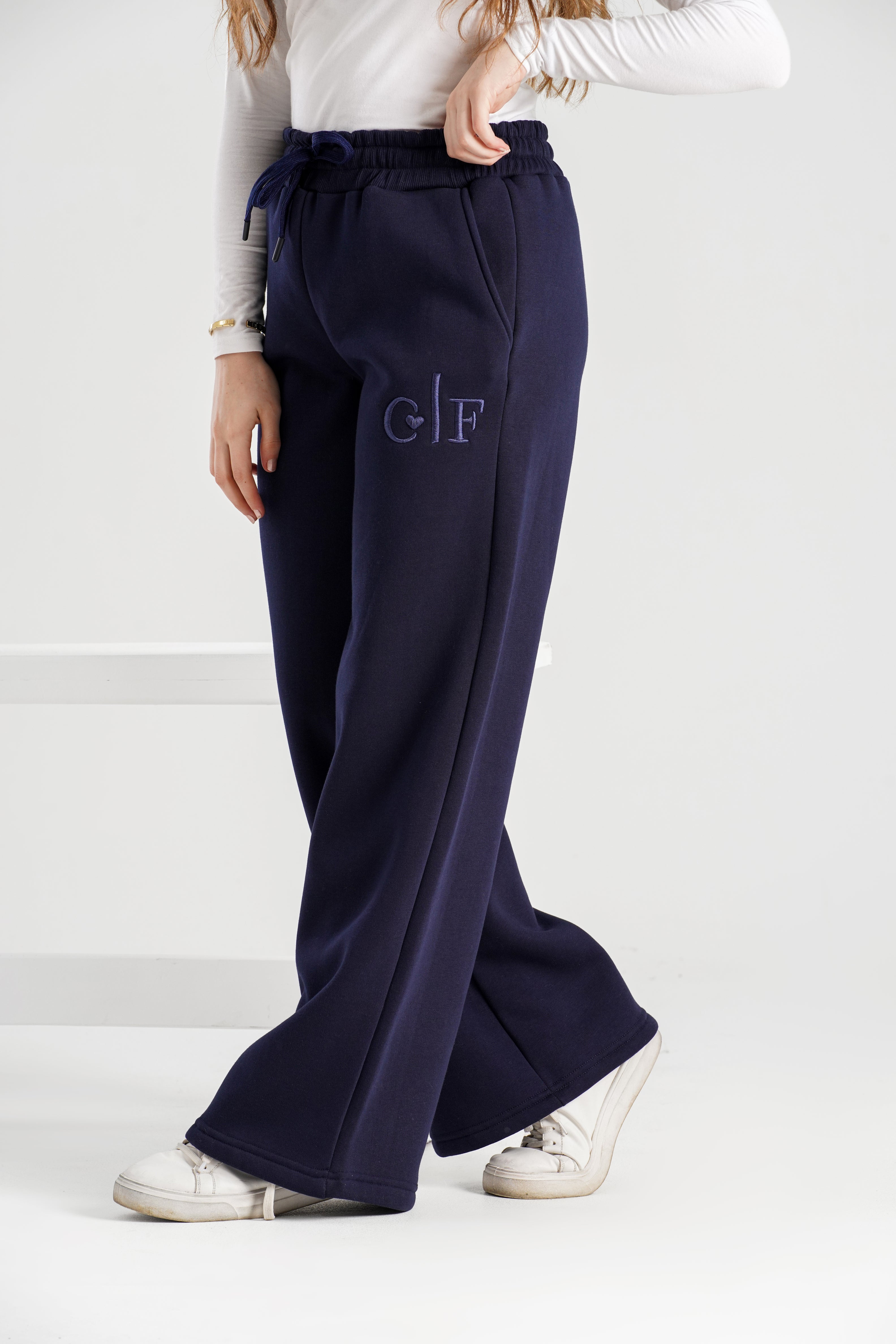 Sweatpants Wide-leg