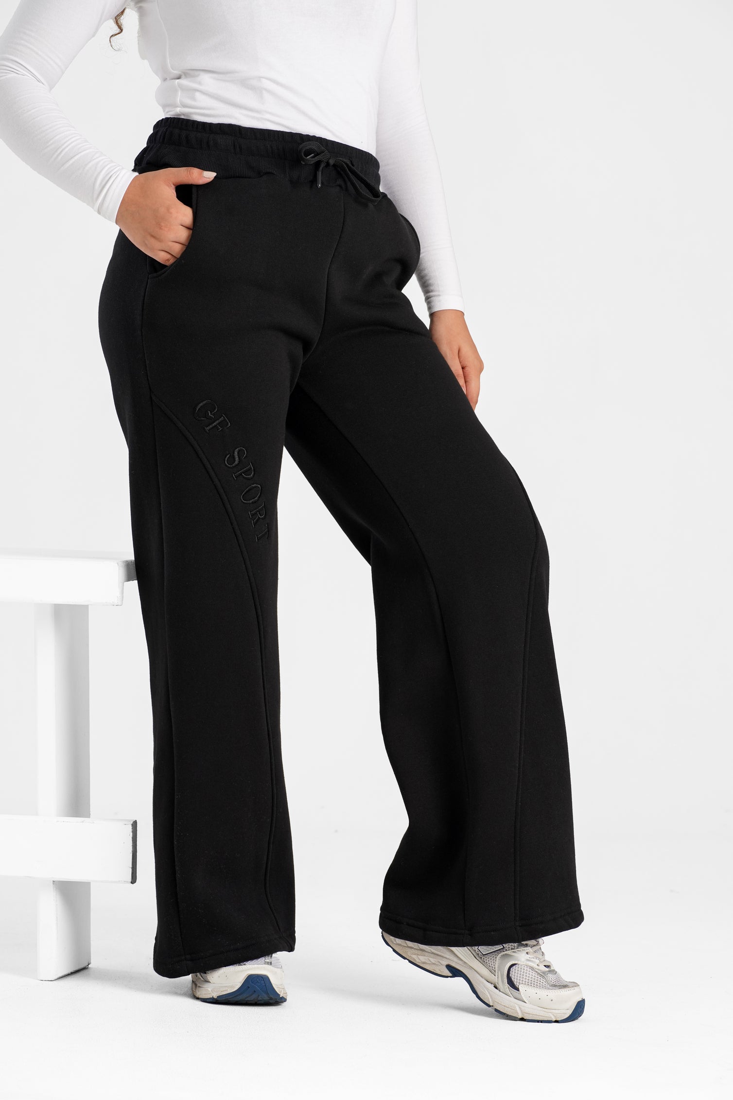 Sweatpants Wide-leg