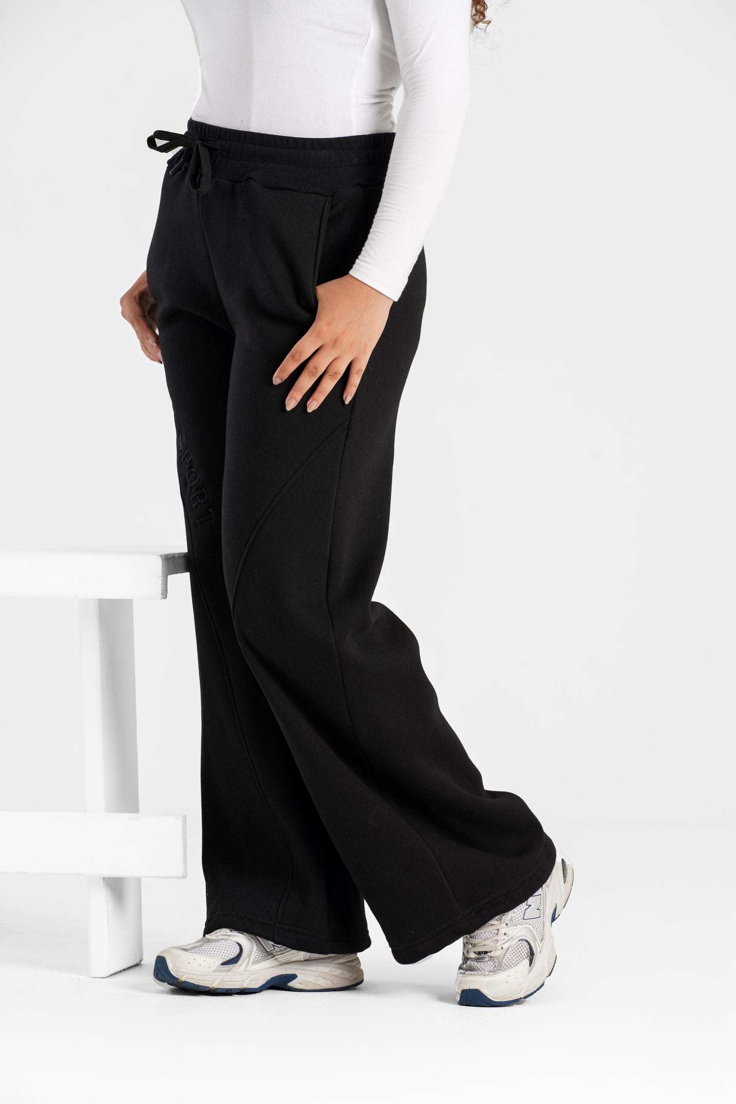 Sweatpants Wide-leg