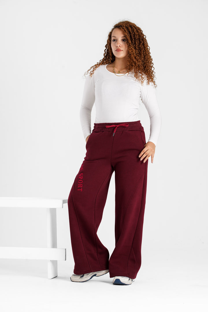 Sweatpants Wide-leg