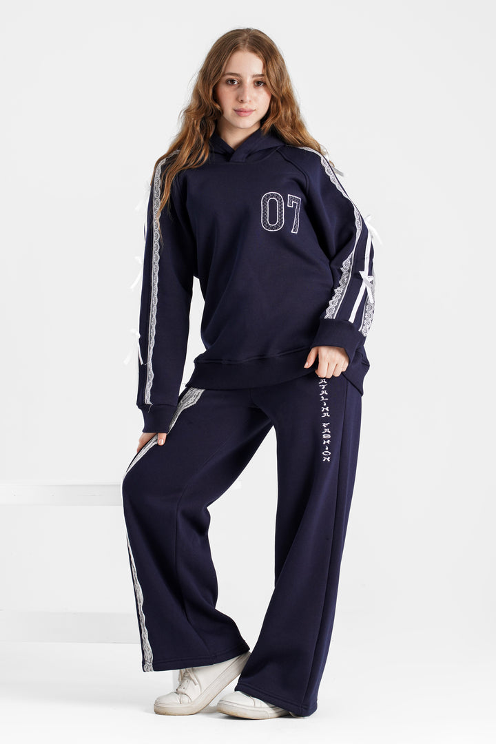 Oversized long hoodie